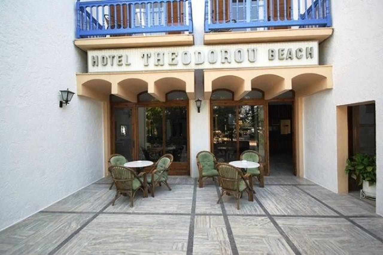 Theodorou Beach Hotel Apartments Psalidi  Bagian luar foto